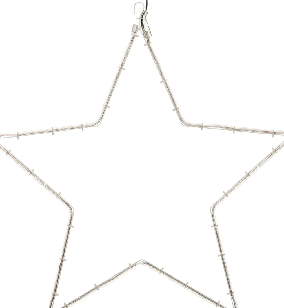 Kersthanger schaduwster met 180 lampjes warm wit D 55 cm