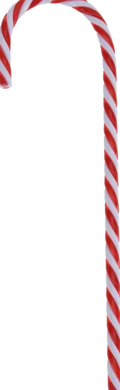 Kersthanger zuurstok rood / wit 9,5 x 1 x 30 cm