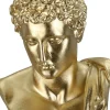 Kerst ornament buste Hermes goud 7,7 x 7,2 x 10,6 cm