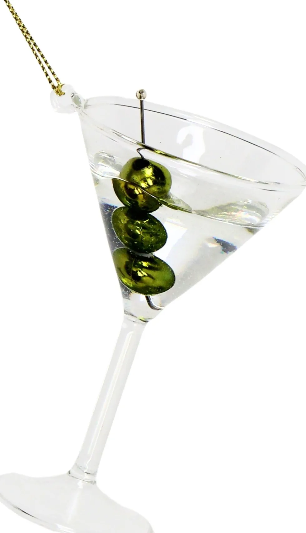 Kerst ornament Cocktail martini D 5,5 H 10,5 cm
