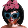 Kerst ornament Fashion Lady bloemen 8,1 x 5,8 x 11,4 cm