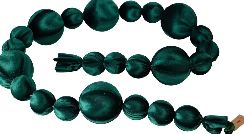Kerstslinger bal groen 1,8 m
