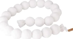 Kerstslinger bal wit 1,8 m