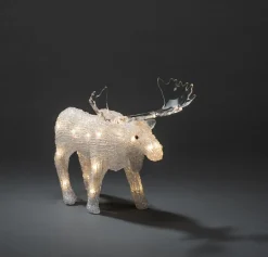 Konstsmide kerstfiguur eland met verlichting 17 x 27 x 21 cm