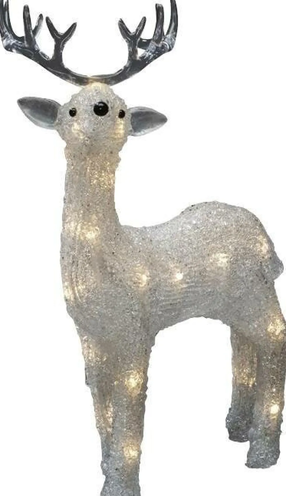 Konstsmide kerstfiguur rendier met verlichting 14 x 19 x 31,5 cm