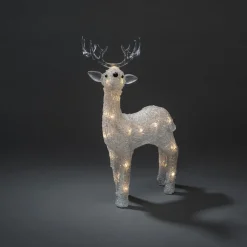 Konstsmide kerstfiguur rendier met verlichting 14 x 19 x 31,5 cm