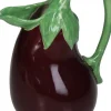 Kruik Cuisine aubergine paars 16 x 12 x 21 cm