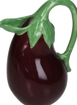 Kruik Cuisine aubergine paars 16 x 12 x 21 cm