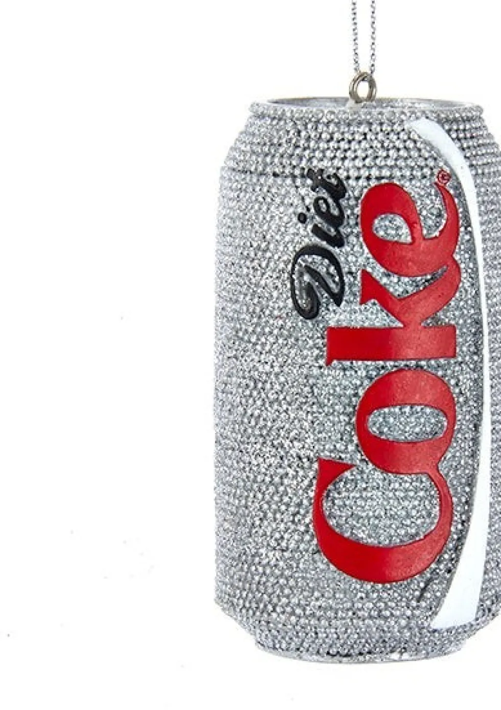 Kurt S. Adler kerst ornament Coca Cola zero rood 6,2 x 6,2 x 8 cm
