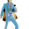 Kurt S. Adler kerst ornament Elvis Presley in pak blauw 5,72 x 3,18 x 11,43 cm