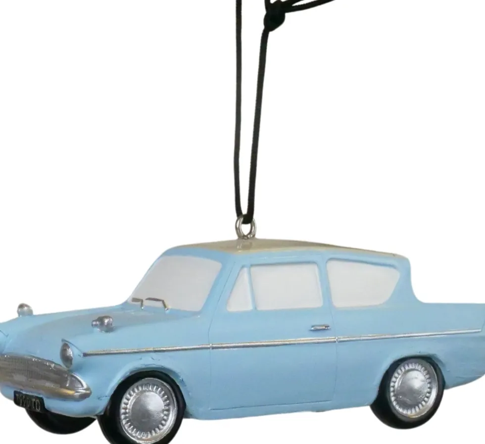 Kurt S. Adler kerst ornament Harry Potter vliegende auto blauw 9 x 3 x 7 cm