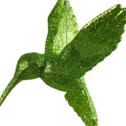 Kurt S. Adler kerst ornament Kolibrie glitter groen 8 x 3 x 9 cm