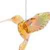 Kurt S. Adler kerst ornament kolibrie geel 8 x 10 x 10 cm