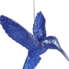 Kurt S. Adler kerst ornament Kolibrie glitter blauw 9 x 5 x 9 cm