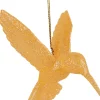 Kurt S. Adler kerst ornament Kolibrie glitter geel 8 x 3 x 9 cm