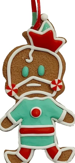 Kurt S. Adler kerst ornament peperkoek Donald multi 10 x 8 x 10 cm