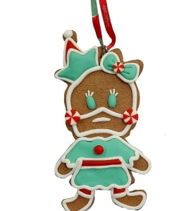 Kurt S. Adler kerst ornament peperkoek Daisy multi 10 x 8 x 10 cm