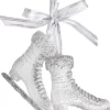 Kurt S. Adler kerstornament schaatsen transparant 7,11 x 3,05 x 10,67 cm