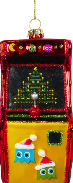 Kurt S. Adler kerst ornament speelhalmachine rood 14 x 5 x 14 cm