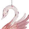 Kurt S. Adler kerst ornament zwaan roze 8 x 3 x 5 cm