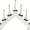 LED kaarsenbrug wit 41 x 6 x 32,5 cm