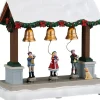 Lemax Caddington Villagekerstdorpminiatuur christmas bells are ringing (bellen rinkelen) 21,2 x 15,4 x 24,9 cm