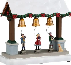Lemax Caddington Villagekerstdorpminiatuur christmas bells are ringing (bellen rinkelen) 21,2 x 15,4 x 24,9 cm