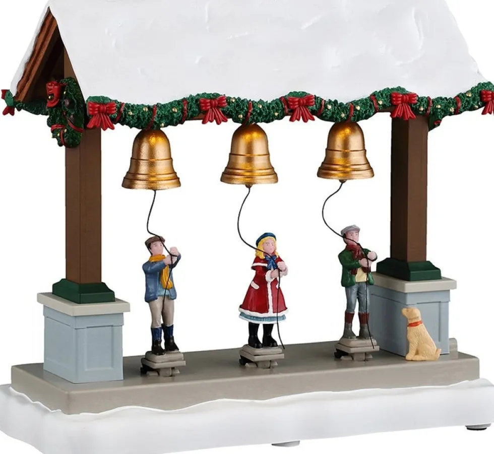 Lemax Caddington Villagekerstdorpminiatuur christmas bells are ringing (bellen rinkelen) 21,2 x 15,4 x 24,9 cm