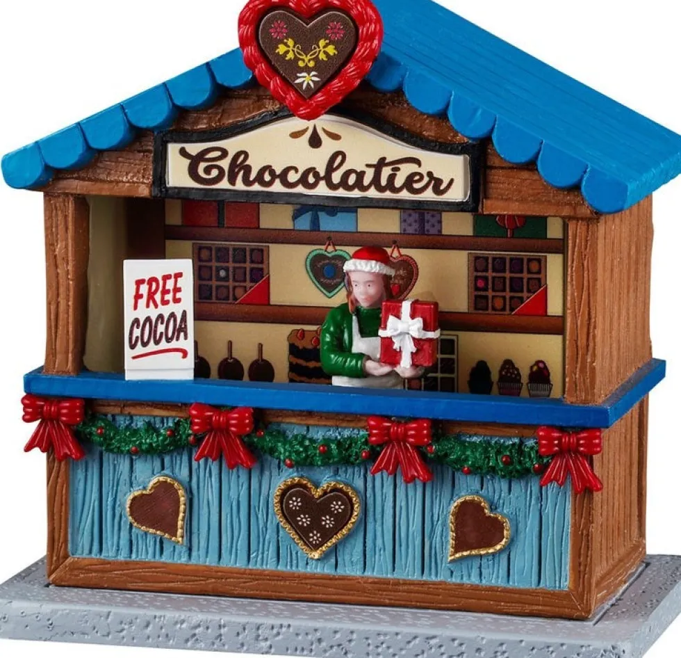 Lemax Caddington Village kerstdorpminiatuur chocolatier (chocolade kraam) 14,7 x 10,1 x 15 cm