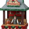 Lemax Caddington Village kerstdorpminiatuur gluhwein booth (gluhwein kraam) 9,8 x 10,4 x 15,7 cm