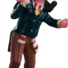 Lemax Caddington Village kerstdorpminiatuur bob cratchit tiny Tim (kind op nek) 3,5 x 2,6 x 7,2 cm