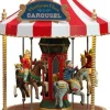 Lemax Caddington Village kerstdorpminiatuur christmas cheer carousel (carrousel) D 16 H 25,6 cm