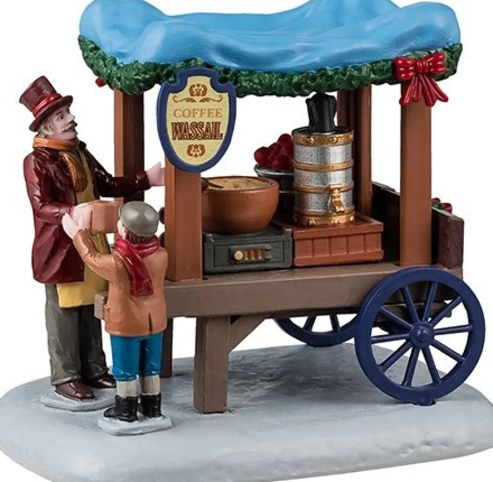 Lemax Caddington Village kerstdorpminiatuur coffee wassail (koffie kraam) 7,8 x 10,5 x 9,8 cm