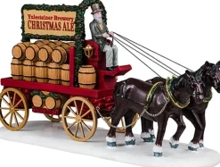 Lemax Caddington Village kerstdorpminiatuur christmas ale delivery (bier bezorger) 7,8 x 24,5 x 13,6 cm