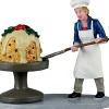 Lemax Caddington Village kerstdorpminiatuur biggest christmas pudding (taartenbakker) 3,6 x 7,3 x 6,8 cm