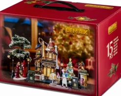 Lemax Caddington Village kerstdorp set lucy's chocolate shop (chocolade winkel) 20,9 x 18,2 x 26,1 cm 15-delig