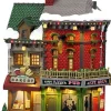 Lemax Caddington Village kersthuisje king's corner pub (café pub) 26,4 x 12,4 x 34,6 cm