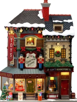 Lemax Caddington Village kersthuisje the christmas shoppe (speelgoedwinkel) 26,4 x 12,4 x 34,6 cm