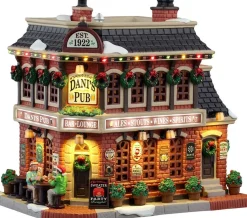 Lemax Caddington Village kersthuisje dani's pub (café pub) 12 x 19 x 18 cm