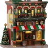 Lemax Caddington Village kersthuisje pizzaria & bistro (pizza restaurant) 22,6 x 15,2 x 24,9 cm