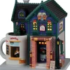 Lemax Caddington Village kersthuisje books and brews cafe (boekenwinkel) 17,5 x 12,7 x 18 cm