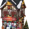 Lemax Caddington Village kersthuisje carolers cafe (cafe koor) 16 x 13,5 x 23,5 cm