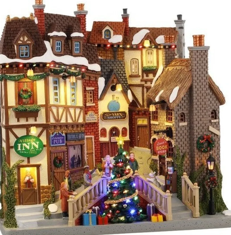 Lemax Caddington Village kersthuisje oxfordshire village (dorpscentrum) 27 x 12 x 27 cm