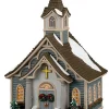 Lemax Caddington Village kersthuisje small town church (kleine kerk) 15,5 x 12,8 x 23,2 cm