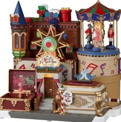 Lemax Caddington Village kerstdorp merry music box (muziekwinkel) 18,3 x 25,8 x 26,2 cm