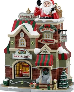 Lemax Caddington Village kersthuisje santa shop (kerst winkel) 12,8 x 19 x 23,5 cm