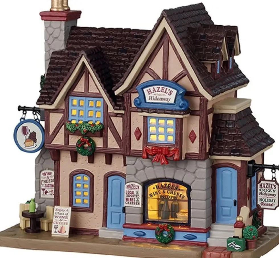 Lemax Caddington Village kersthuisje hazels hideaway (hostel) 16,1 x 14,9 x 19,9 cm
