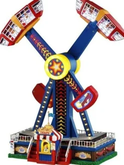 Lemax Carnival kerstdorp fireball frenzy (kermisattractie) 33,4 x 23,4 x 47,2 cm