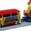 Lemax Carnival kerstdorpminiatuur towing van (kermisbus met aanhanger) 12,1 x 4,1 x 17,8 cm