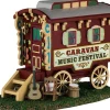 Lemax Carnival kerstdorpminiatuur caravan music festival (pipowagen) 8,6 x 16,2 x 11,9 cm